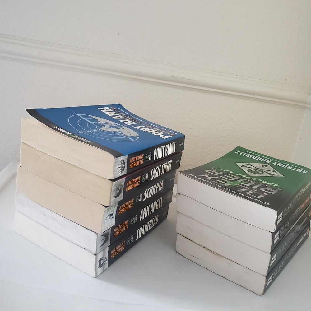 Alex Rider Anthony Horowitz 9 Book Lot Paperback Spy Series Point Blank Scorpia - Picture 4 of 9